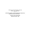 Đề thi tốt nghiệp cao đẳng nghề khoá II (năm 2008 - 2011) nghề Quản trị cơ sở dữ liệu môn thực hành nghề - Mã đề thi: QTCSDL-TH01