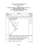Đáp án đề thi tốt nghiệp cao đẳng nghề khoá II (năm 2008 - 2011) nghề Lập trình máy tính môn thi lý thuyết chuyên môn nghề - Mã đề thi: DA LTMT - LT07