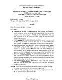 Đề thi tốt nghiệp cao đẳng nghề khoá II (năm 2008 - 2011) nghề Lập trình máy tính môn thi lý thuyết chuyên môn nghề - Mã đề thi: LTMT - LT28