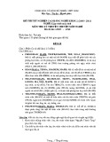 Đề thi tốt nghiệp cao đẳng nghề khoá II (năm 2008 - 2011) nghề Lập trình máy tính môn thi lý thuyết chuyên môn nghề - Mã đề thi: LTMT - LT29