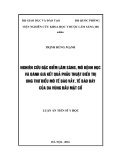 Luận án Tiến sĩ Y học: Nghiên cứu đặc điểm lâm sàng, mô bệnh học và đánh giá kết quả phẫu thuật điều trị ung thư biểu mô tế bào vảy, ung thư biểu mô tế bào đáy của da vùng đầu mặt cổ