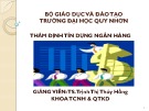 Bài giảng Thẩm định tín dụng ngân hàng