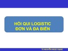 Bài giảng Nghiên cứu khoa học - Bài 12: Hồi qui Logistic đơn biến và đa biến