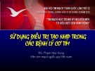 Báo cáo: Sử dụng điều trị tạo nhịp trong các bệnh lý cơ tim