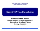 Báo cáo  Nguyên lí y học thực chứng