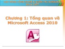 Bài giảng Chương 1: Tổng quan về Microsoft Access 2010