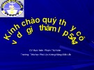 Bài giảng điện tử Khoa học lớp 5: Bài Phòng bệnh sốt xuất huyết