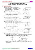 Chuyên đề 7: Hình học không gian - Chủ đề 7.3