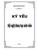 Kỷ yếu Hội nghị khoa học sinh viên