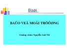 Bài giảng Chương 3: Bảo vệ môi trường - Th.S Nguyễn Anh Tài