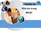 Bài giảng Chương 7: Yểm trợ trong Marketing quốc tế