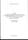 Tập huấn cán bộ Quản lí và giáo viên trung học phổ thông về kĩ thuật xây dựng ma trận đề và biên soạn câu hỏi kiểm tra đánh giá môn Hoá học