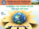 Bài giảng Cơ sở văn hóa Việt Nam: Chương 2 - ĐH Thương Mại