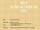 Bài giảng Tin học văn phòng: Bài 5 - Đỗ Oanh Cường