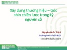 Bài thuyết trình: Xây dựng thương hiệu – Góc nhìn chiến lược trong kỷ nguyên số