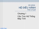 Bài giảng Hệ điều hành - Lý Minh Thuận