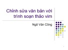 Bài giảng Hệ điều hành linux: Chương 4 - Ngô Văn Công