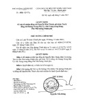 Quyết định số 1366/QD-TTg năm 2012