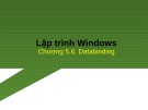 Bài giảng Lập trình trên Windows: Chương 5.6 - Trần Minh Thái