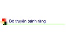 Bài giảng Chi tiết máy: Chương 5 - TS. Nguyễn Xuân Hạ