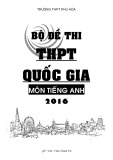 Bộ đề thi THPT Quốc gia môn tiếng Anh năm 2016