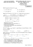 Đề thi thử ĐH đợt 3 năm 2017 môn Toán - THPT Trần Hưng Đạo - Mã đề 358