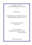 Luận án Tiến sĩ Kinh tế: Rủi ro biến động giá và hiệu ứng lây lan trên thị trường xăng dầu Việt Nam