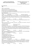 Đề thi thử THPT Quốc gia lần 1 năm 2015-2016 môn Hóa học - THPT Chuyên Quốc Học Huế