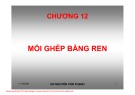 Bài giảng Chi tiết máy: Chương 12 - Nguyễn Văn Thạnh