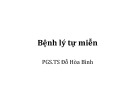 Bài giảng Bệnh lý tự miễn - PGS.TS Đỗ Hòa Bình