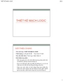 Bài giảng Thiết kế mạch logic: Chương 1 và 2