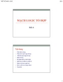 Bài giảng Thiết kế mạch logic: Chương 4