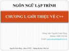 Bài giảng Ngôn ngữ lập trình: Chương 1 - Nguyễn Xuân Hùng