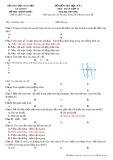 Đề thi HK 1 môn Toán lớp 12 năm 2017-2018 - Sở GD&ĐT An Giang