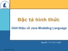 Bài giảng Đặc tả hình thức: Chương 10 - Nguyễn Thị Minh Tuyền