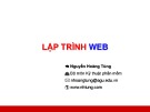 Bài giảng Lập trình Web: Chương 0 - Nguyễn Hoàng Tùng