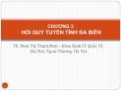 Bài giảng Kinh tế lượng: Chương 3 - TS. Đinh Thị Thanh Bình