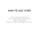 Bài giảng Kinh tế học vĩ mô: Chương 9 - ThS. Lê Phương Thảo Quỳnh