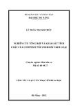 Tóm tắt Luận văn Thạc sĩ Khoa học: Nghiên cứu tổng hợp và khảo sát tính chất của Composit Polymer/Oxit kim loại