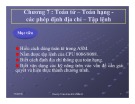 Bài giảng Cấu trúc máy tính: Chương 7 - Ngô Phước Nguyên