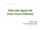 Bài giảng Phần mềm nguồn mở: Chương 3.5 - Võ Đức Quang (Phần 3)