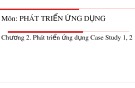 Bài giảng Phát triển ứng dụng: Chương 2