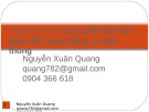 Bài giảng Marketing căn bản: Chương 5.4 - Nguyễn Xuân Quang