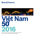 Việt Nam 50 2016: Báo cáo Top 50 thương hiệu hàng đầu Việt Nam về Tài sản vô hình và Giá trị thương hiệu của Brand Finance