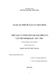 Luận án tiến sĩ Vật lý chất rắn: Chế tạo và tính chất quang phổ của vật liệu BaMgAl10O17: Eu2+, Mn2+