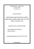 Tóm tắt luận án tiến sĩ Sử học: Chiến tranh nhân dân ở Quảng Bình trong kháng chiến chống Mỹ, cứu nước những năm 1965-1973