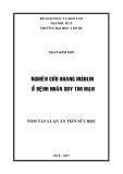 Tóm tắt luận án tiến sĩ Y học: Nghiên cứu kháng insulin ở bệnh nhân suy tim mạn