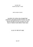 Luận án tiến sĩ Y học: Nghiên cứu nồng độ asymmetric dimethylarginine huyết tương và liên quan với một số yếu tố nguy cơ tim mạch ở bệnh nhân bệnh thận mạn