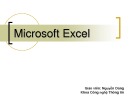 Bài giảng Chương 4: Microsoft Excel - Nguyễn Dũng