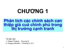 Bài giảng Chương 1: Phân tích các chính sách can thiệp giá cuả chinh phủ trong thị trường cạnh tranh